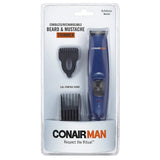 ConairMAN Cordless/Rechargeable Beard & Mustache Trimmer - C-GMT10NCS Elegant AccScents