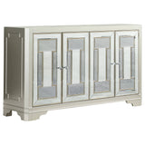 4-Door Accent Cabinet Smoke And Champagne - 953487 Pie's Variety Store