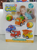 Cartoon Set Car 2 Pack Vehicle Set-986-2A Hannah Frederick