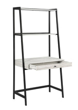 Pinckard 3-Piece Ladder Desk Set Grey Stone Herringbone And Black - 805801-S3 Pie's Variety Store