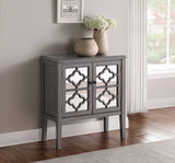 Rectangular 2-Door Accent Cabinet Grey - 953494 Pie's Variety Store