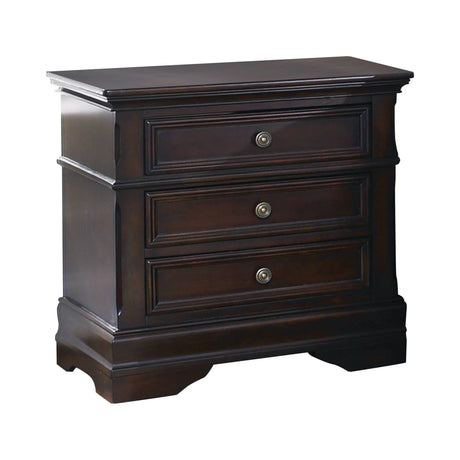 Cambridge 3-Drawer Rectangular Nightstand