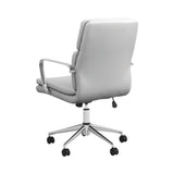 Standard Back Upholstered Office Chair Black