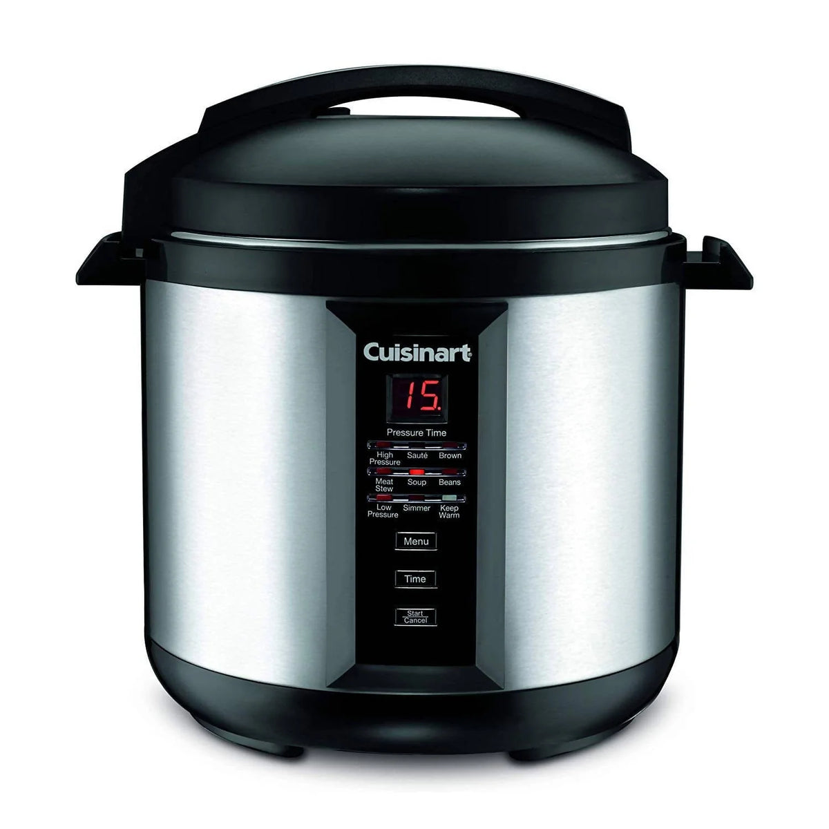 Cuisinart 6 Quart 1000 Watt Electric Pressure Cooker (Stainless Steel) This unit traps steam inside