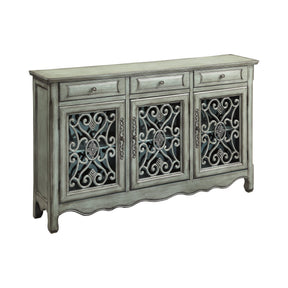 3-Door Accent Cabinet Antique Green - 950357 Pie's Variety Store