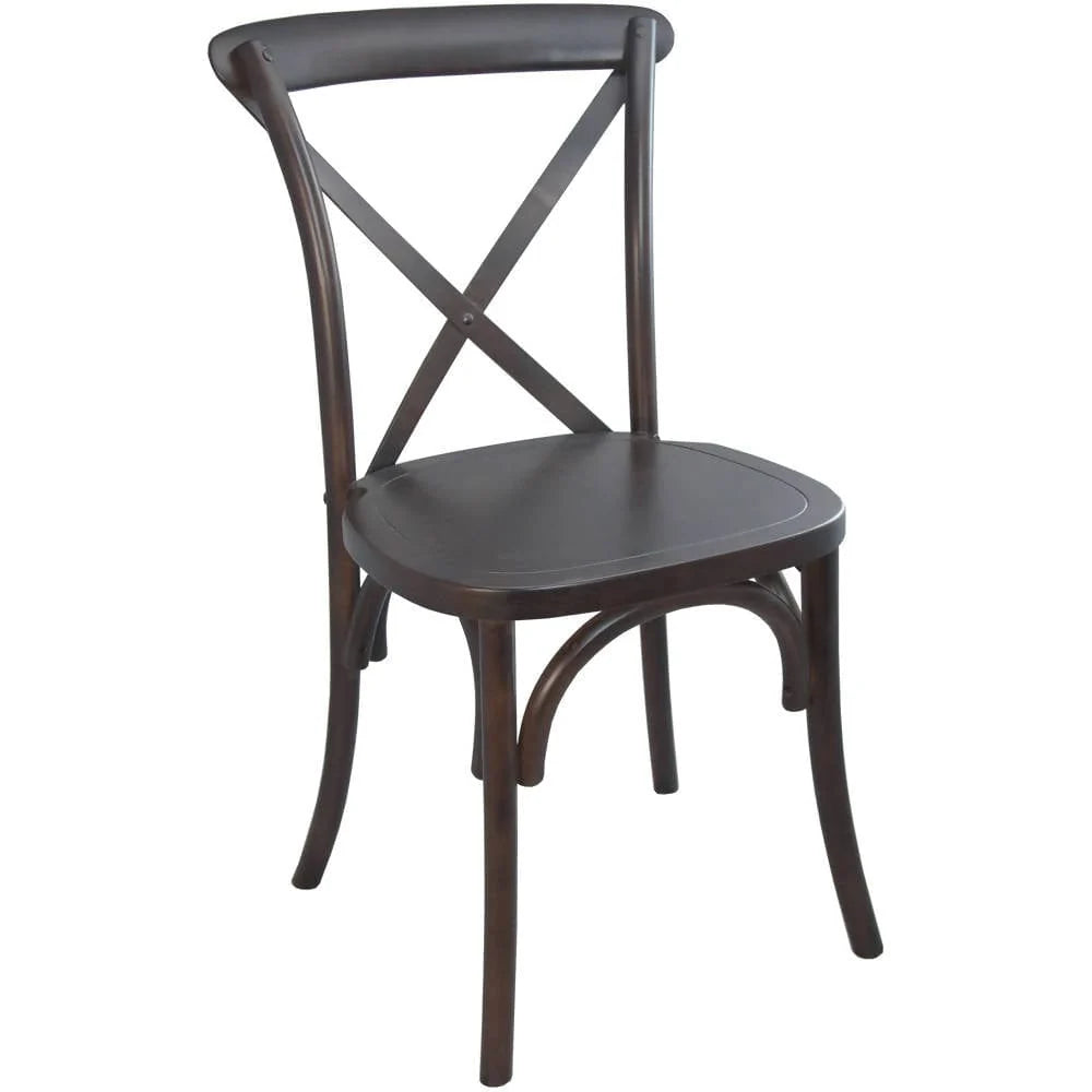 Advantage Dark Driftwood X-Back Chair [X-BACK-BURDRIFT] Pie's Variety Store