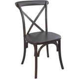 Advantage Dark Driftwood X-Back Chair [X-BACK-BURDRIFT] Pie's Variety Store