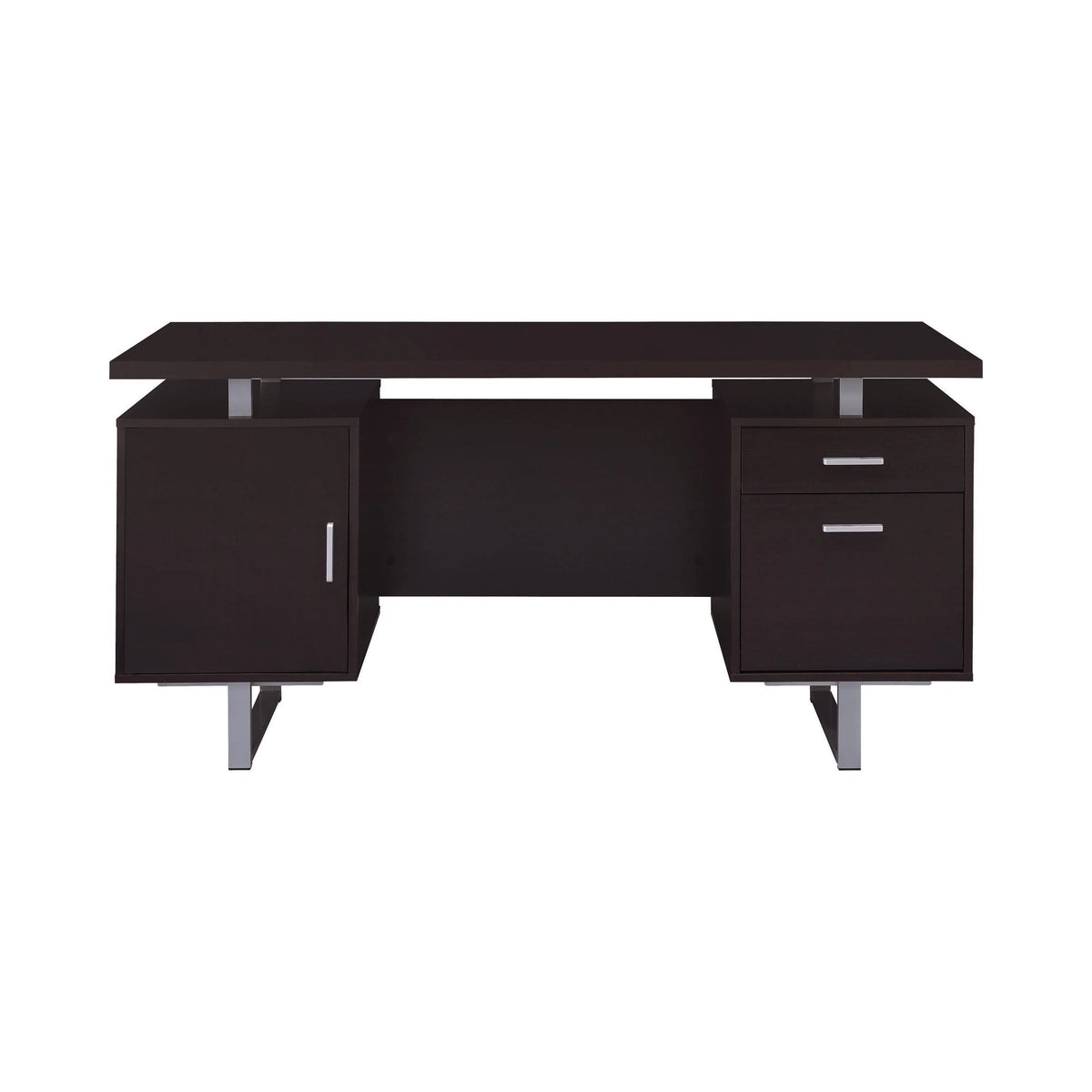 Glavan Rectangular Storage Office Desk Cappuccino - 801521 Pie's Variety Store
