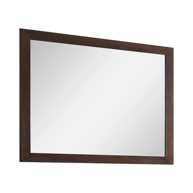 Madison Rectangular Mirror Dark Merlot - 204884 Pie's Variety Store