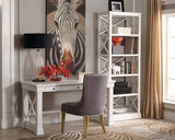 Johansson 5-Shelf Bookcase Antique White - 801383 coastmega