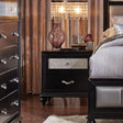 Barzini 2-Drawer Rectangular Nightstand Black - 200892 Pie's Variety Store