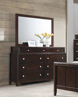 Madison Rectangular Mirror Dark Merlot - 204884 Pie's Variety Store