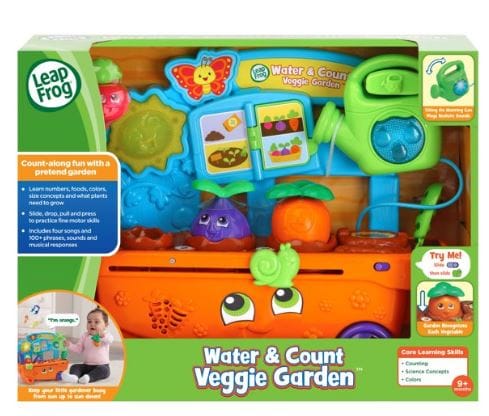 LEAP FROG  Water & Grow Garden: Practise counting skills and learn what plants need to grow with the LeapFrog Water & Count Vegetable Garden - 80-605003 ebuystt