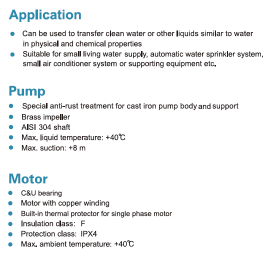 LEO Water Pump 0.5HP - 1/2HP - 3/4HP - 1HP With Smart Head PERIPHERAL PUMP XKm50-1 - Multipurpose water pump