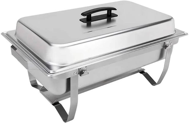 Sterno Chafting Dish 8 Qt The Sterno products foldable frame buffet chafer set is the perfect choice for catering and food service-831012 Hannah Frederick