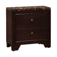 Conner 2-Drawer Rectangular Nightstand Cappuccino - 200422 Pie's Variety Store
