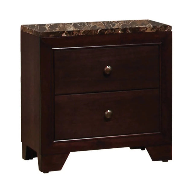 Conner 2-Drawer Rectangular Nightstand Cappuccino - 200422 Pie's Variety Store