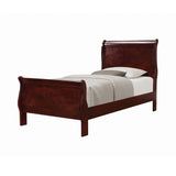 Louis Philippe Twin Sleigh Headboard Cherry - 222411TH Pie's Variety Store