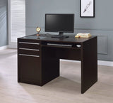 Halston 3-Drawer Rectangular Connect-It Office Desk Cappuccino - 800702 Pie's Variety Store