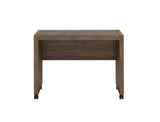 Luetta Rectangular Mobile Return With Casters Aged Walnut Its simplistic construction makes it easy to style and use to your custom preference- 805620 Pie's Variety Store