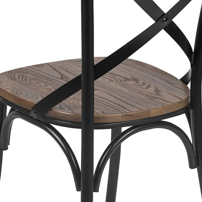 Advantage Dark Driftwood X-Back Chair [X-BACK-BURDRIFT] Pie's Variety Store
