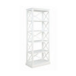 Johansson 5-Shelf Bookcase Antique White - 801383 coastmega