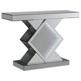 Console Table With LED Lighting Silver - 953333 Pie's Variety Store