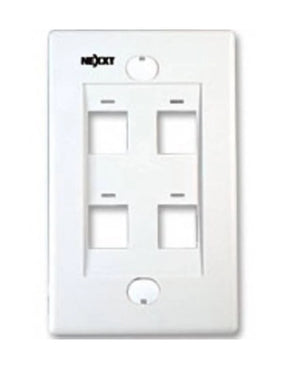 Nexxt 4 Port Wall Plate-4PWP Hannah Frederick