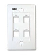 Nexxt 4 Port Wall Plate-4PWP Hannah Frederick