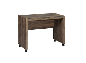 Luetta Rectangular Mobile Return With Casters Aged Walnut Its simplistic construction makes it easy to style and use to your custom preference- 805620 Pie's Variety Store
