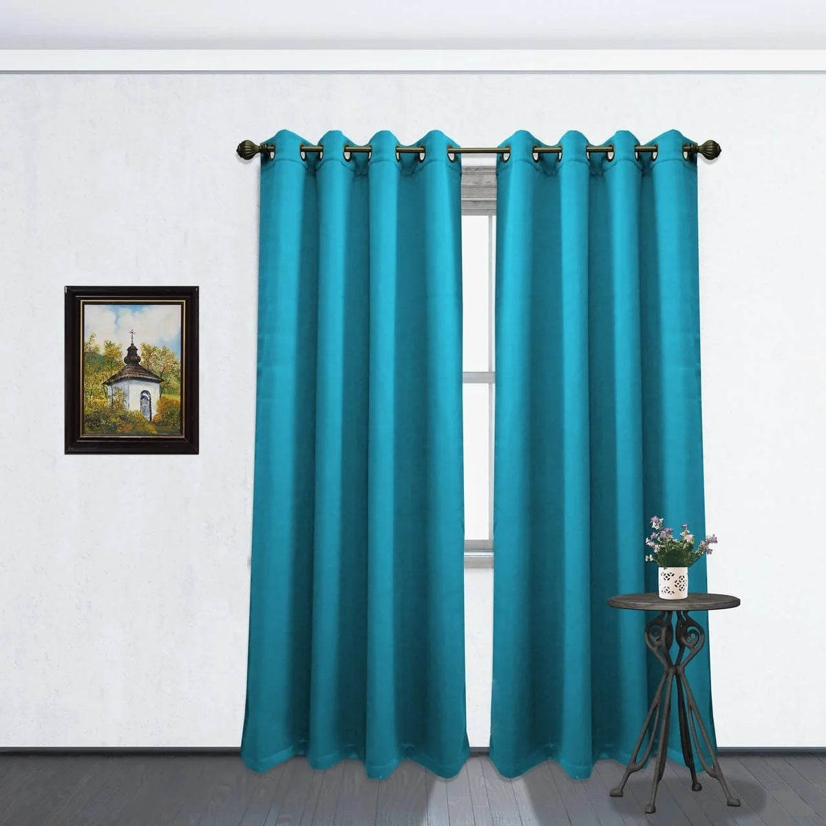 Toskana Collection Faux Silk Blackout Curtain Panel - 0497528 Pie's Variety Store
