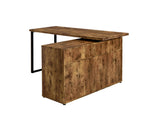 Hertford L-Shape Office Desk With Storage Grey Driftwood - 804462 Pie's Variety Store