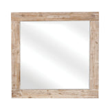Marlow Rectangular Mirror Rough Sawn Multi - 215764 Pie's Variety Store