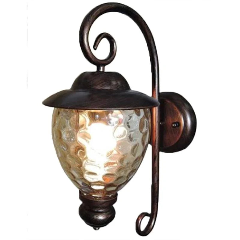 Westinghouse Iron and Glass Wall Lamp Outdoor Light E27