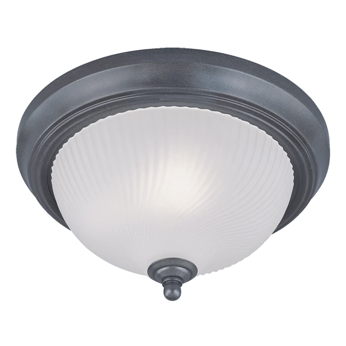 Westinghouse One-Light Indoor Flush-Mount Ceiling Fixture Brushed Nickel Finish Frosted Swirl Glass