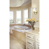  1 Light Polished Lamp Brass/Grape SW Wall
