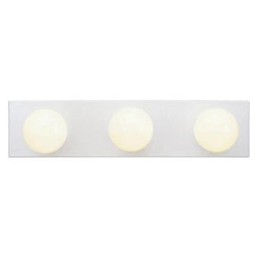 Westinghouse 3 Light White Bath Bar Light Fixture