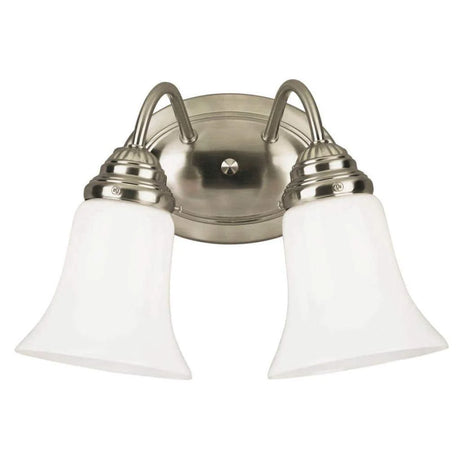 Westinghouse 2 Light Lamp Brushed Nickel Wall Bracket
