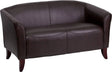 HERCULES Imperial Series Brown LeatherSoft Loveseat - 111-2-BN-GG Pie's Variety Store