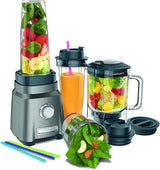 Hurricane Compact Juicing Blender (Gunmetal) Cuisinart - CU-CPB-380 Pie's Variety Store