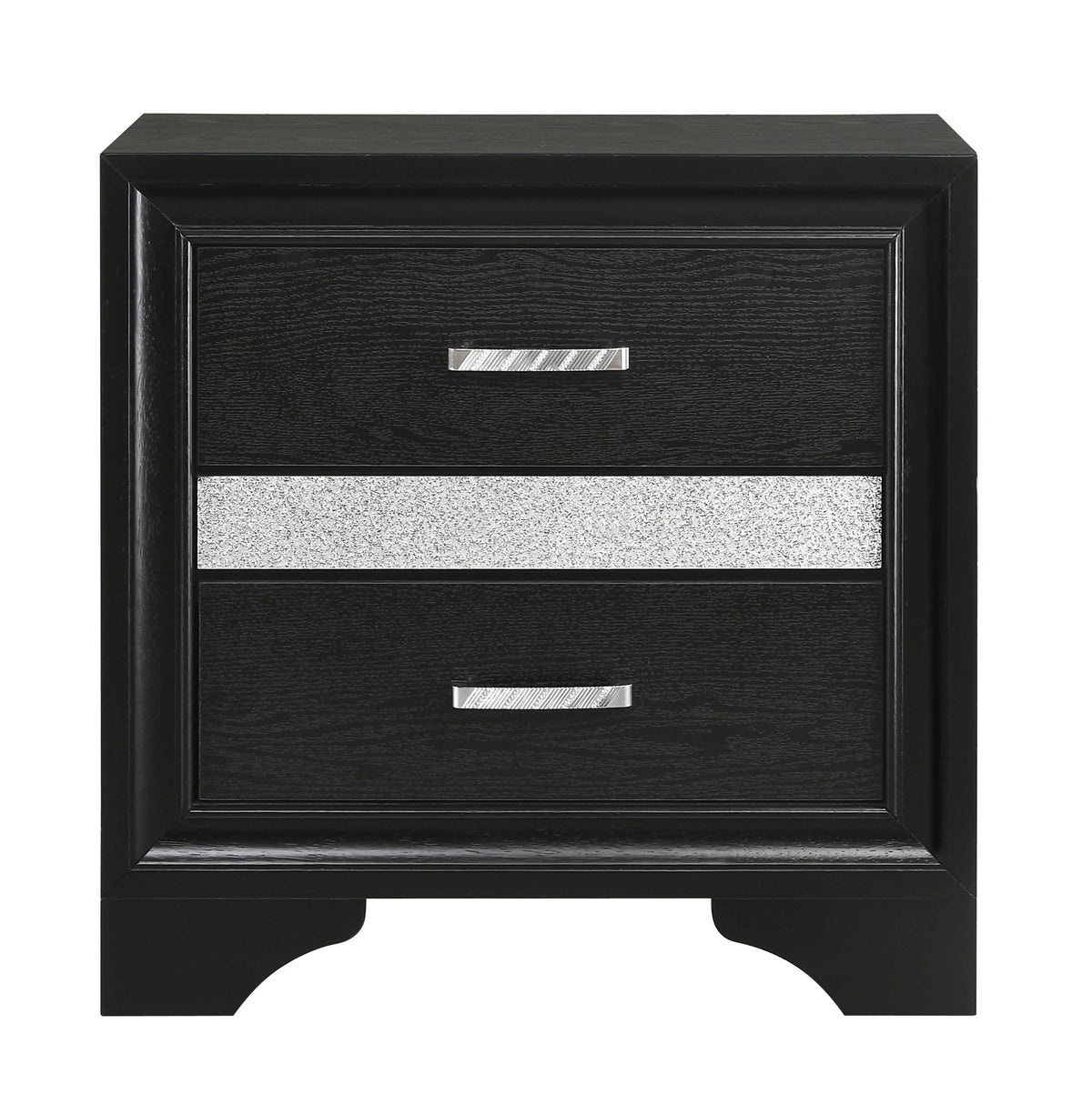 Miranda Queen 2-Drawer Storage Bed Black 4PC Set - SET4PC206361Q Pie's Variety Store