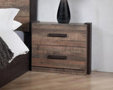 Weston Queen Bed Weathered Oak And Rustic Coffee 4PC Set - SET4PC206311Q Pie's Variety Store