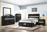 Miranda Full Storage Bed Black - 206361F Pie's Variety Store