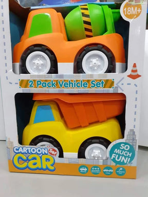 Cartoon Set Car 2 Pack Vehicle Set-986-2A Hannah Frederick