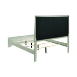 Salford Queen Panel Bed Metallic Sterling And Charcoal Grey - 222721Q Pie's Variety Store