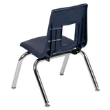 Advantage Black Student Stack School Chair - 12-inch [ADV-SSC-12BLK] Pie's Variety Store