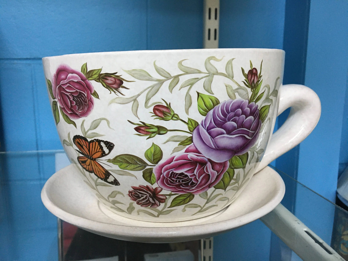 Teacup Flower Planter - F069 Elegant AccScents