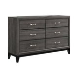 Watson 6-Drawer Dresser Grey Oak And Black - 212423 Pie's Variety Store