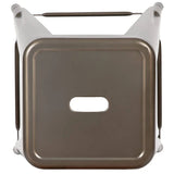  Indoor Bar Stool in Gun Metal Gray - Stackable Set of 4 [4-ET-31320-24-GN-R-GG] Fl Furniture