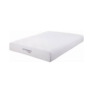 Key Twin Memory Foam Mattress White - 350064T Pie's Variety Store